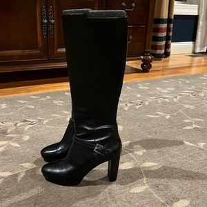 Nine West, Kacie, size 8, black, knee high boots